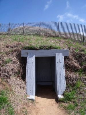 Restored tunnel entrance. Click for full size. Restored tunnel entrance image. Click for full size.