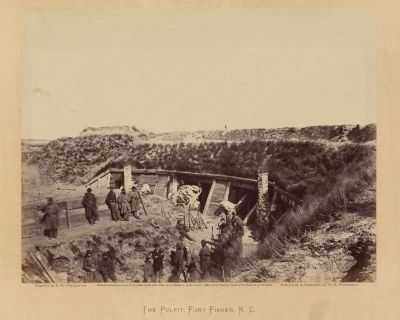 The pulpit, Fort Fisher, N.C.. Click for full size. The pulpit, Fort Fisher, N.C. image. Click for full size.