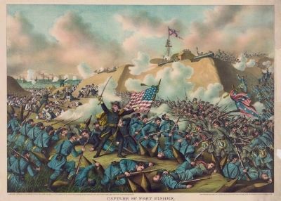 Capture of Fort Fisher. Click for full size. Capture of Fort Fisher image. Click for full size.