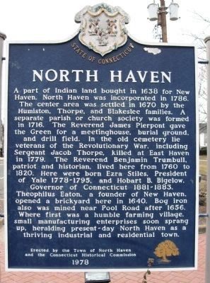 North Haven Marker image. Click for full size.