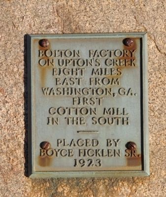 Bolton Factory Marker image. Click for full size.