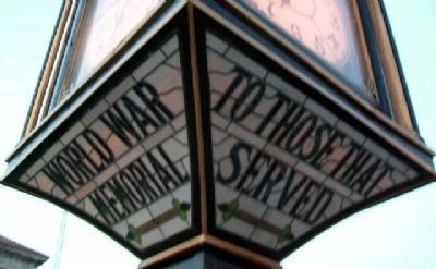 Putnam County World War Memorial Clock image. Click for full size.