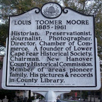 Louis Toomer Moore Marker. Click for full size. Louis Toomer Moore Marker image. Click for full size.