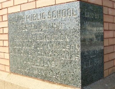 Racine Public School Cornerstone image. Click for full size.
