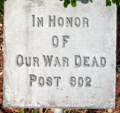 Racine American Legion Post 602 Veterans Memorial Marker image. Click for full size.