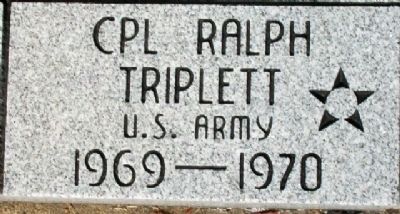 Racine Veterans Memorial - Ralph Triplett image. Click for full size.