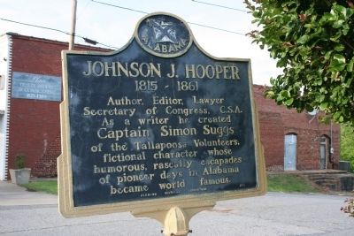 Johnson J. Hooper Marker image. Click for full size.