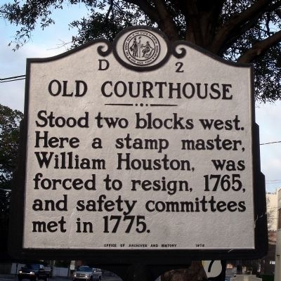 Old Courthouse Marker. Click for full size. Old Courthouse Marker image. Click for full size.