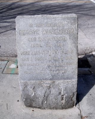 George Washington Marker. Click for full size. George Washington Marker image. Click for full size.