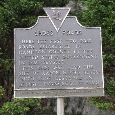 Cross Roads Marker. Click for full size. Cross Roads Marker image. Click for full size.