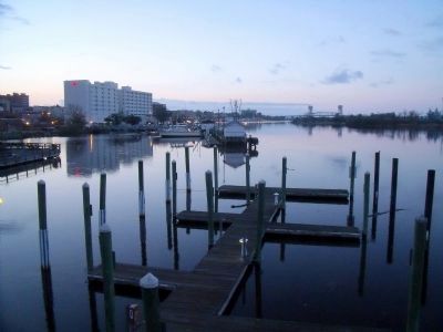 Wilmington waterfront (facing south). Click for full size. Wilmington waterfront (facing south) image. Click for full size.