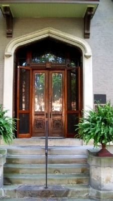 Lane-Hooven House Entrance. Click for full size. Lane-Hooven House Entrance image. Click for full size.