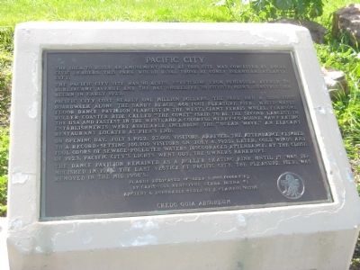 Pacific City Marker image. Click for full size.