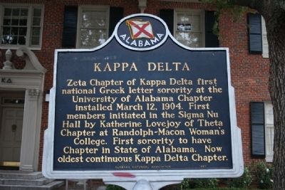 Kappa Delta Marker. Click for full size. Kappa Delta Marker image. Click for full size.
