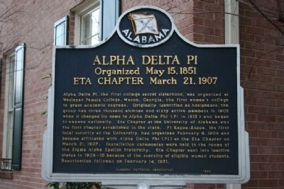 Alpha Delta Pi Marker. Click for full size. Alpha Delta Pi Marker image. Click for full size.
