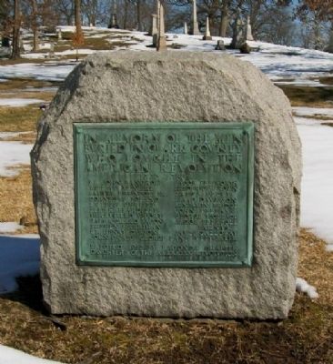 Clark County Revolutionary War Memorial image. Click for full size.