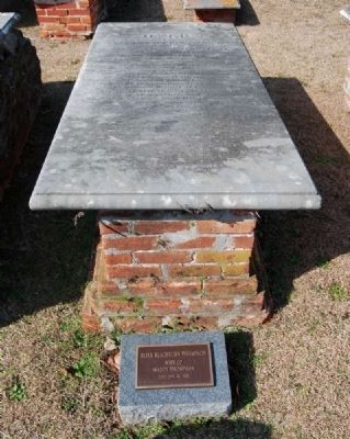 Eliza Blackburn Thomson (d. 1830) Tombstone<br>Wife of Waddy Thompson. Click for full size. Eliza Blackburn Thomson (d. 1830) Tombstone<br>Wife of Waddy Thompson image. Click for full size.