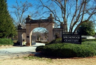 Springwood Entrance and Sign. Click for full size. Springwood Entrance and Sign image. Click for full size.