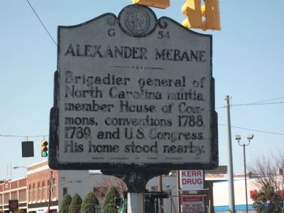 Alexander Mebane Marker image. Click for full size.