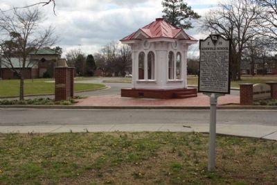 Schofield School Marker and Bell Tower image. Click for full size.