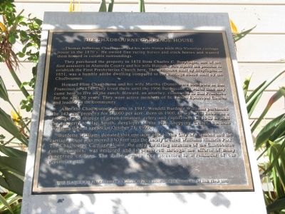 The Chadbourne Carriage House Marker image. Click for full size.