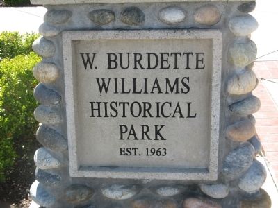 Sign At Entrance to Park image. Click for full size.