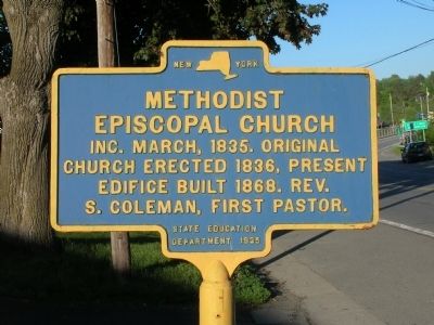 Methodist Episcopal Church Marker. Click for full size. Methodist Episcopal Church Marker image. Click for full size.
