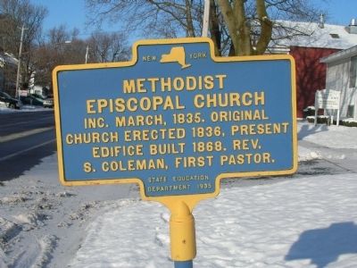 Methodist Episcopal Church Marker. Click for full size. Methodist Episcopal Church Marker image. Click for full size.
