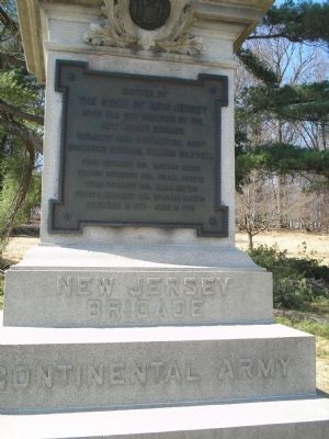New Jersey Brigade Marker. Click for full size. New Jersey Brigade Marker image. Click for full size.
