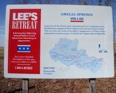 Amelia Springs Marker image. Click for full size.
