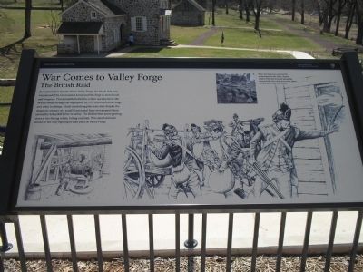 War Comes to Valley Forge Marker image. Click for full size.