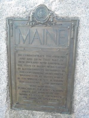 Maine Marker image. Click for full size.