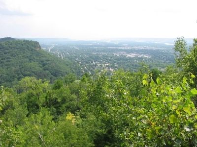 View from Grandad Bluff. Click for full size. View from Grandad Bluff image. Click for full size.