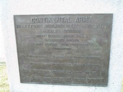 DeKalb’s Division Marker. Click for full size. DeKalb’s Division Marker image. Click for full size.