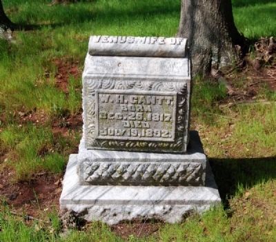 Venus Gantt (1817-1892) Tombstone. Click for full size. Venus Gantt (1817-1892) Tombstone image. Click for full size.