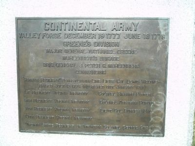 Greene’s Division Marker. Click for full size. Greene’s Division Marker image. Click for full size.