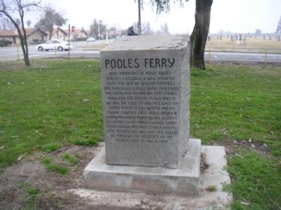 Poole's Ferry Marker image. Click for full size.