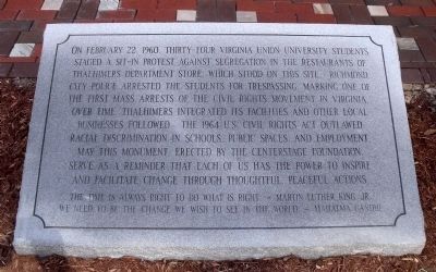 The "Richmond 34" Marker. Click for full size. The "Richmond 34" Marker image. Click for full size.
