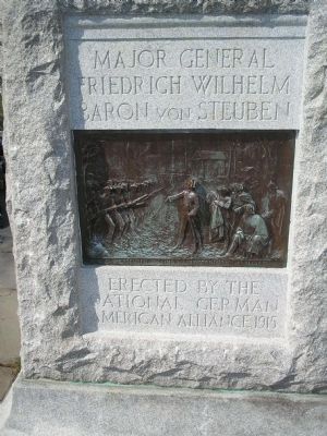 Major General Friedrich Wilhelm Baron von Steuben Marker. Click for full size. Major General Friedrich Wilhelm Baron von Steuben Marker image. Click for full size.