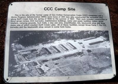 CCC Camp Site Marker image. Click for full size.