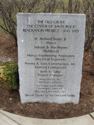 The Old Grove Marker image. Click for full size.