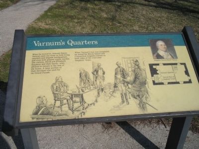 Varnum’s Quarters Marker. Click for full size. Varnum’s Quarters Marker image. Click for full size.