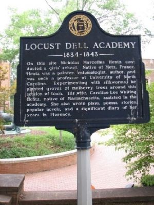 Locust Dell Academy 1834~1843 Marker. Click for full size. Locust Dell Academy 1834~1843 Marker image. Click for full size.