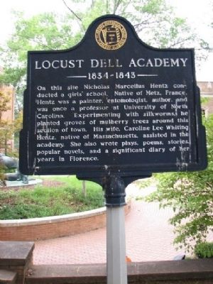 Locust Dell Academy 1834~1843 Marker image. Click for full size.