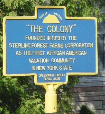 "The Colony" Marker image. Click for full size.