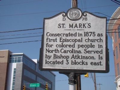 St. Mark�s Marker image. Click for full size.