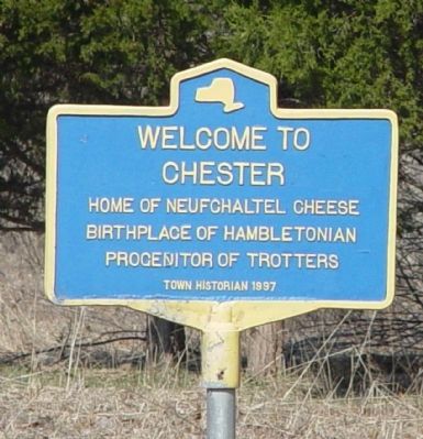 Welcome to Chester Marker. Click for full size. Welcome to Chester Marker image. Click for full size.