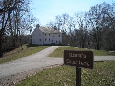 Knox’s Quarters Marker. Click for full size. Knox’s Quarters Marker image. Click for full size.