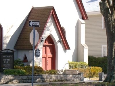 St. Mark�s Episcopal Church Entrance image. Click for full size.
