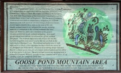 Goose Pond Mountain Area Marker image. Click for full size.